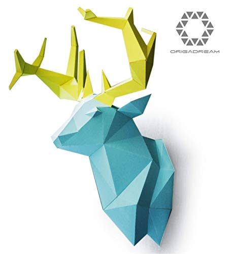 Cervo di carta origami puzzle 3D